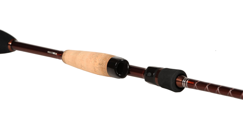 Duckett Fishing Walleye Series Spinning Rods, Med, White, 6ft 8in, DFWE68M-S