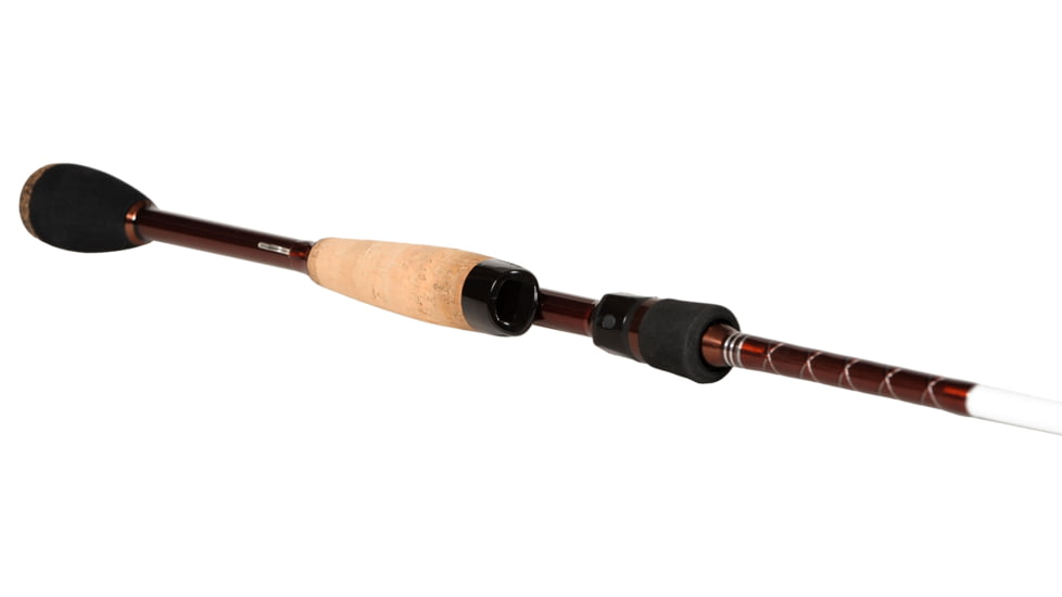 Duckett Fishing Walleye Series Spinning Rods, Med, White, 6ft 8in, DFWE68M-S