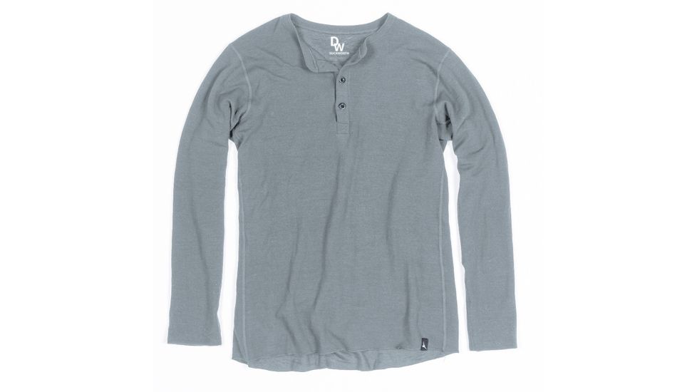 Duckworth Comet Henley - Men's -Gray-Large