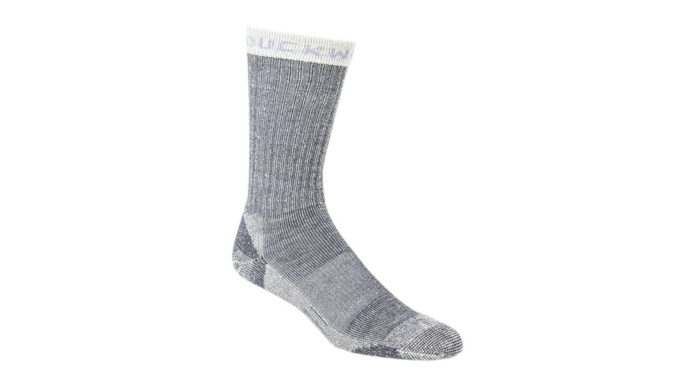 Duckworth Midweight Crew Sock, Charcoal, L, 41250Chch