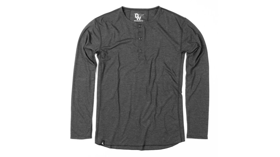 Duckworth Vapor Henley, Charcoal, M, 10307Chc