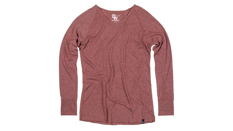 Duckworth Vapor Loose Crew - Womens, Garnet, Small, DW20324-20-1