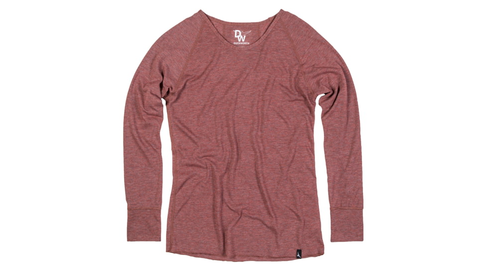 Duckworth Vapor Loose Crew - Womens, Garnet, Small, DW20324-20-1