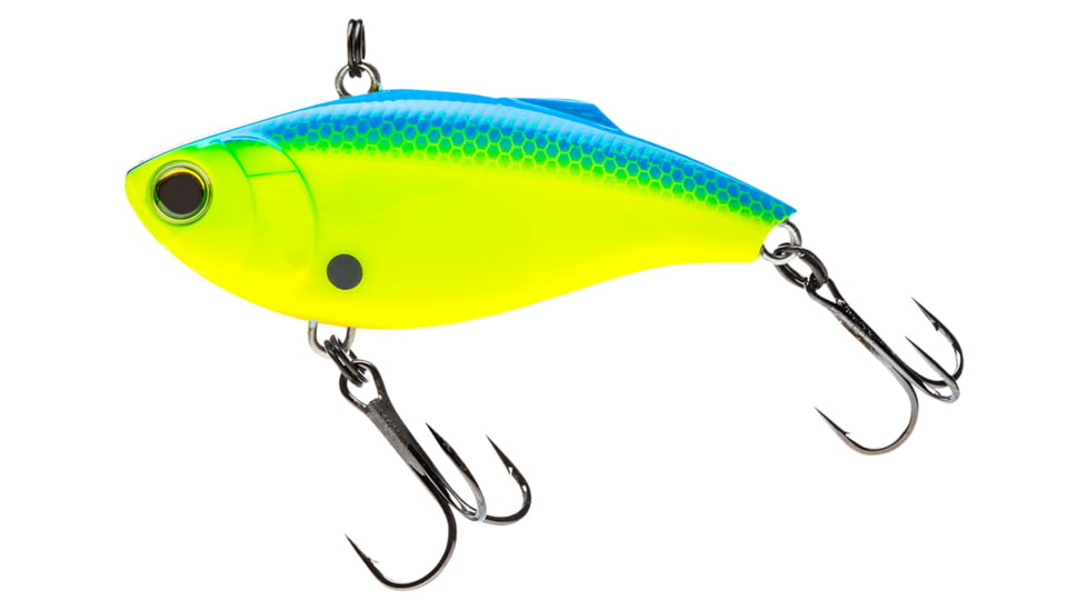 Duel Hardcore FlashiN Vibe 65S 65mm, Blue Back Chartreuse, 2-5/8in, R1368-BCL