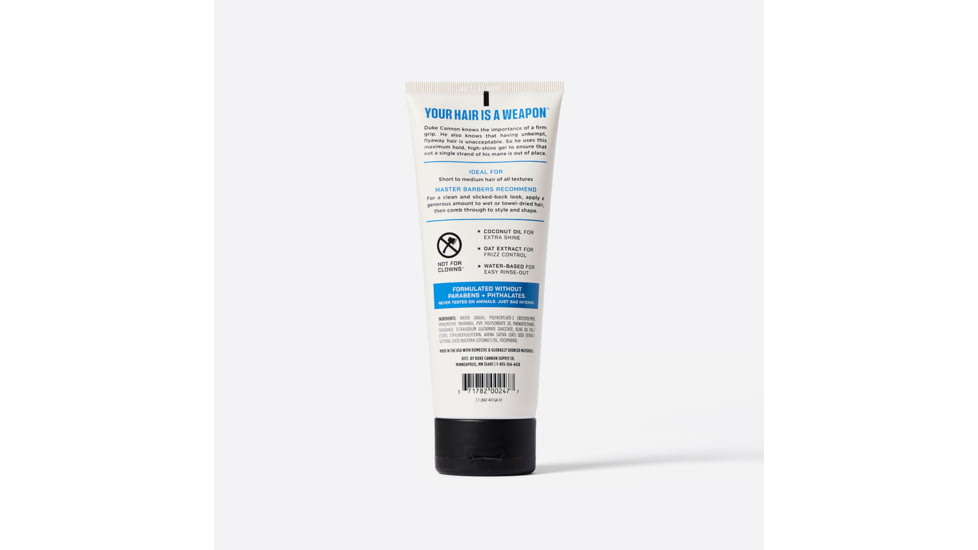 Duke Cannon Supply Co 7oz Firm Grip Gel, White, Small, HS-FGHG7