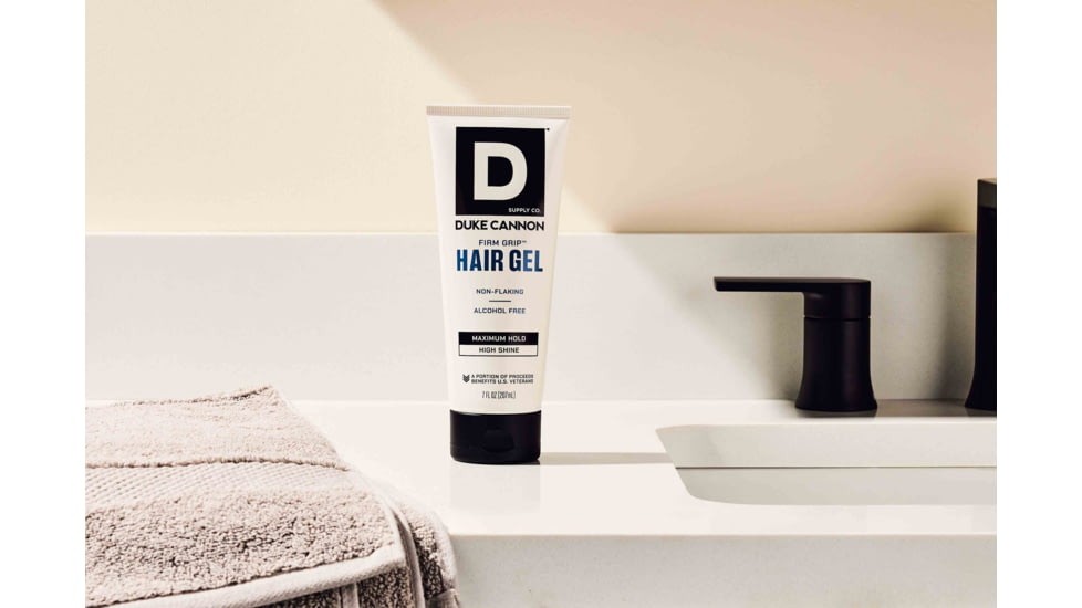 Duke Cannon Supply Co 7oz Firm Grip Gel, White, Small, HS-FGHG7