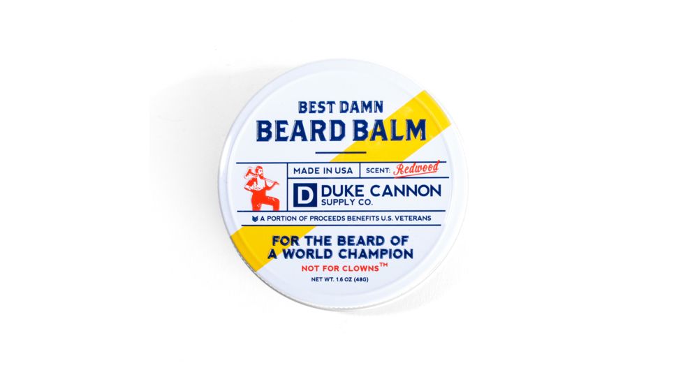 Duke Cannon Supply Co Best Damn Beard Balm, 1.6 oz Tin, BDBALM