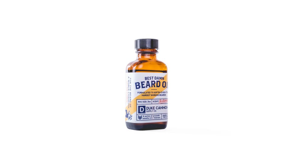 Duke Cannon Supply Co Best Damn Beard Oil, 3 oz Bottle, BDOIL