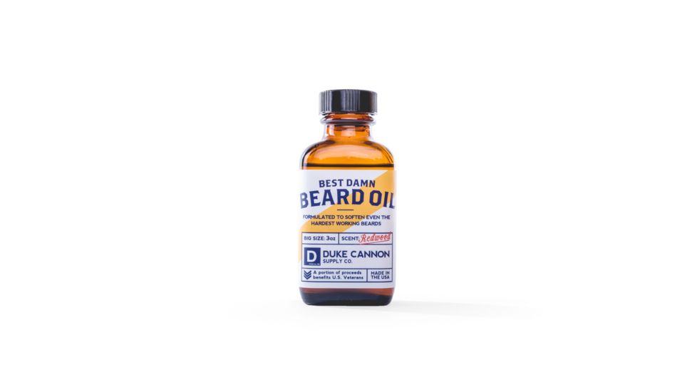 Duke Cannon Supply Co Best Damn Beard Oil, 3 oz Bottle, BDOIL