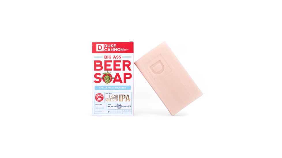 Duke Cannon Supply Co Big Ass Beer Soap, Deschutes IPA, 10 oz Bar, 01IPABEER