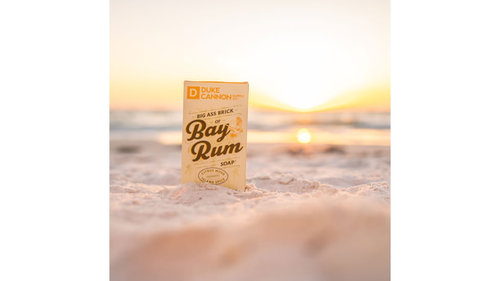 Duke Cannon Supply Co Big Ass Brick Of Bay Rum Soap, 10 oz, 01BAYRUM