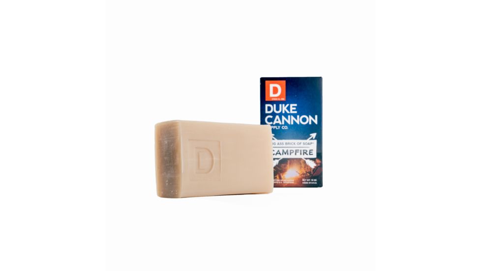 Duke Cannon Supply Co Big Ass Brick of Soap, Campfire, 10 oz Bar, 03CAMPFIRE