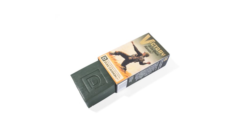 Duke Cannon Supply Co Big Ass Brick of Soap, WW2 Victory, 10 oz Bar, 03GREEN1