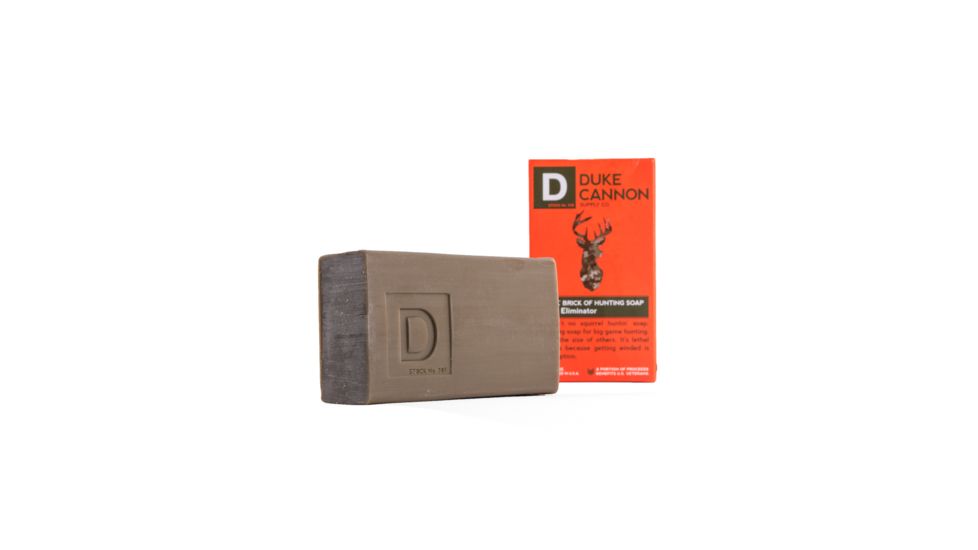 Duke Cannon Supply Co Big Ol Brick of Hunting Soap, Scent Eliminator, 10 oz Bar, HUNTING