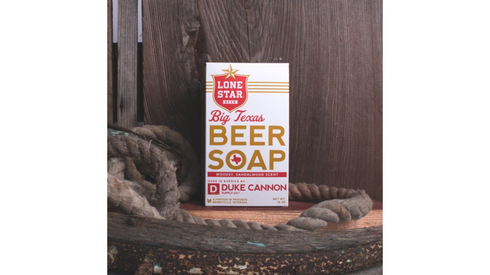 Duke Cannon Supply Co Big Texas Beer Soap, 10 oz Bar, BTBEER1