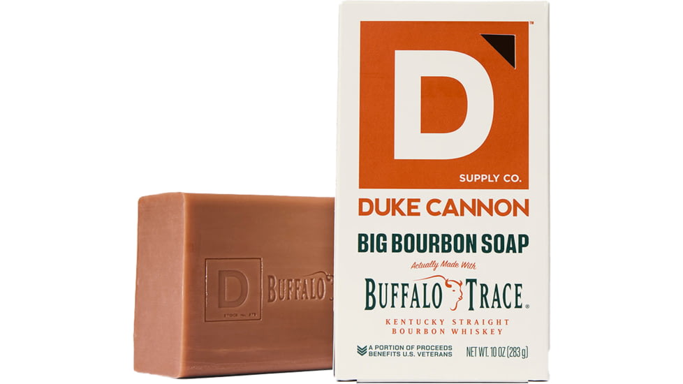 Duke Cannon Supply Co Bourbon Big Ass Brick Of Soap, Burgundy, Small, BSBA-BRBN10