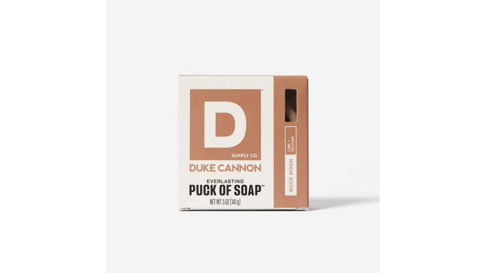 Duke Cannon Supply Co Buck Moon Everlasting Puck of Soap, Blue Gray, Small, BSPK-BKMN