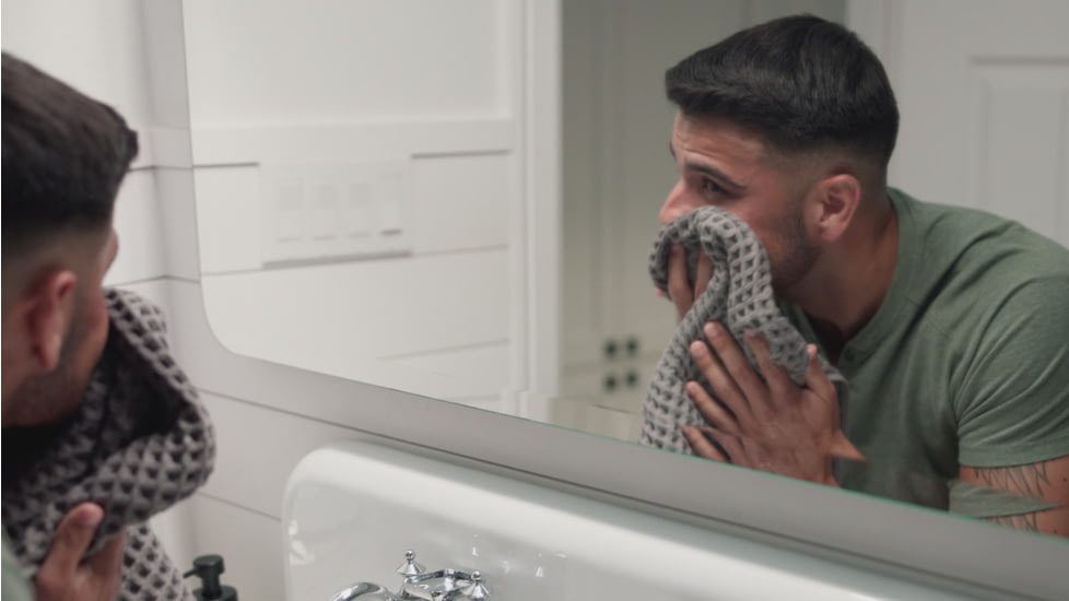 Duke Cannon Supply Co Dry Defense Face Lotion, Blue, Small, FCDEFENSELOTION