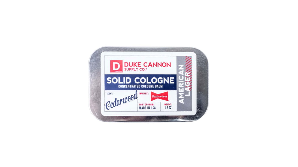 Duke Cannon Supply Co Great American Budweiser, Solid Cologne, 1.5 oz, SCBUDWEISER1
