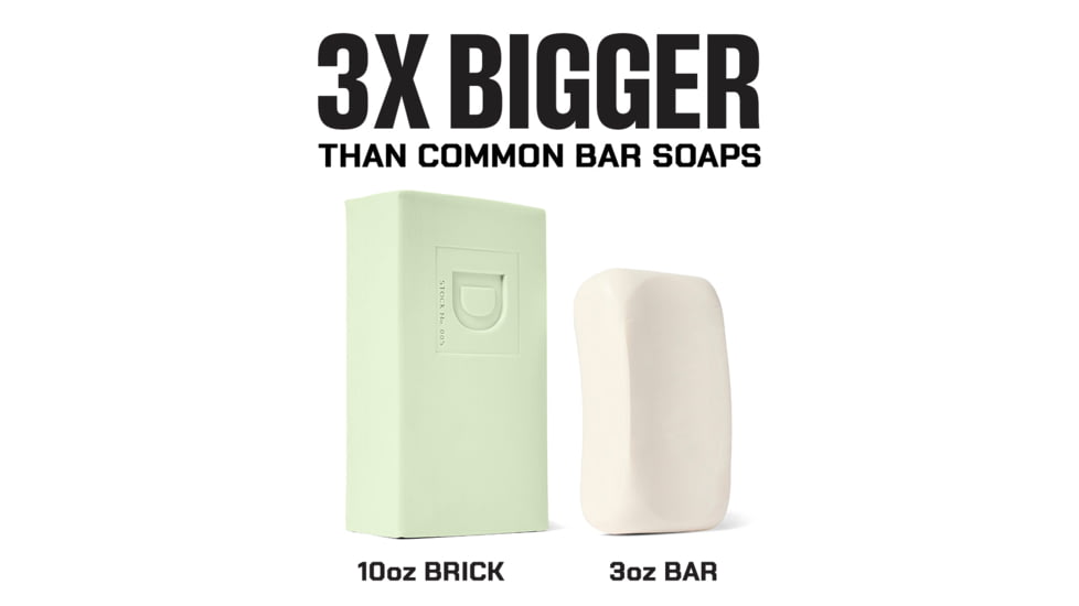 Duke Cannon Supply Co High Country Big Ass Brick Of Soap, Green, Small, BSBA-HCTY10