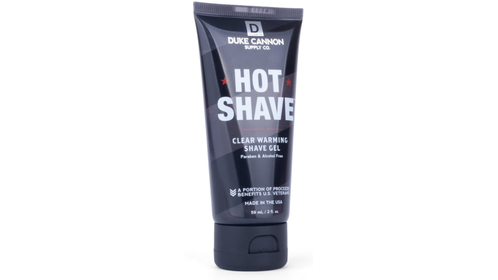 Duke Cannon Supply Co Hot Shave Clear Warming Shave Gel, Travel Size, 2OZHOTSHAVE1