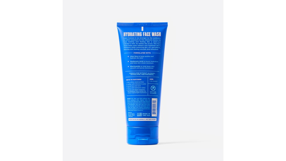 Duke Cannon Supply Co Hydrating Face Wash, Blue, Small, FCHYDRATEWASH