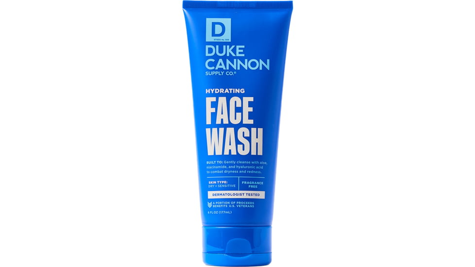 Duke Cannon Supply Co Hydrating Face Wash, Blue, Small, FCHYDRATEWASH