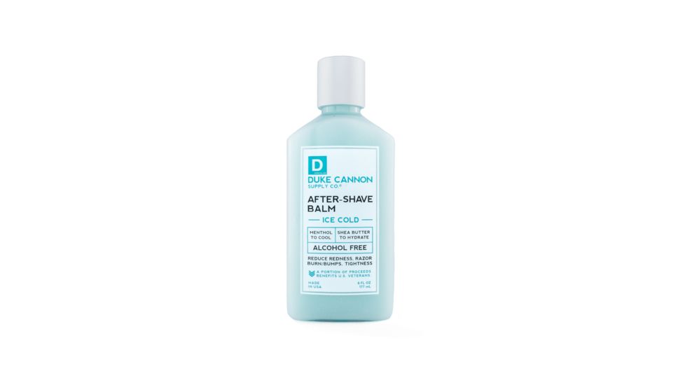 Duke Cannon Supply Co Ice Cold After-Shave Balm, 6 oz Bottle, ASBALM