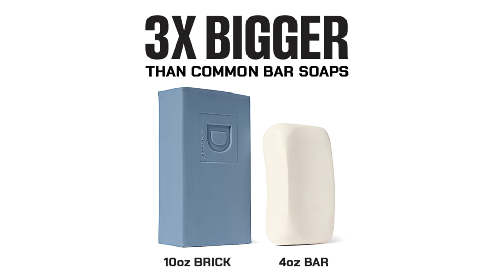 Duke Cannon Supply Co Midnight Swim Big Ass Brick Of Soap, Navy Blue, Small, BSBA-MNTS10