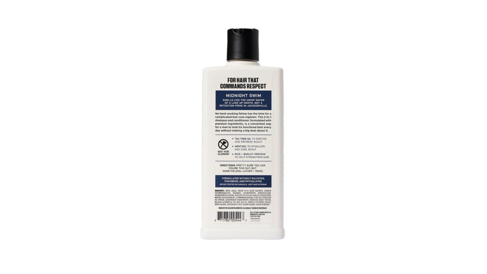 Duke Cannon Supply Co Midnight Swim Shampoo w/Conditioner, Blue, Small, HC21-MNTS14