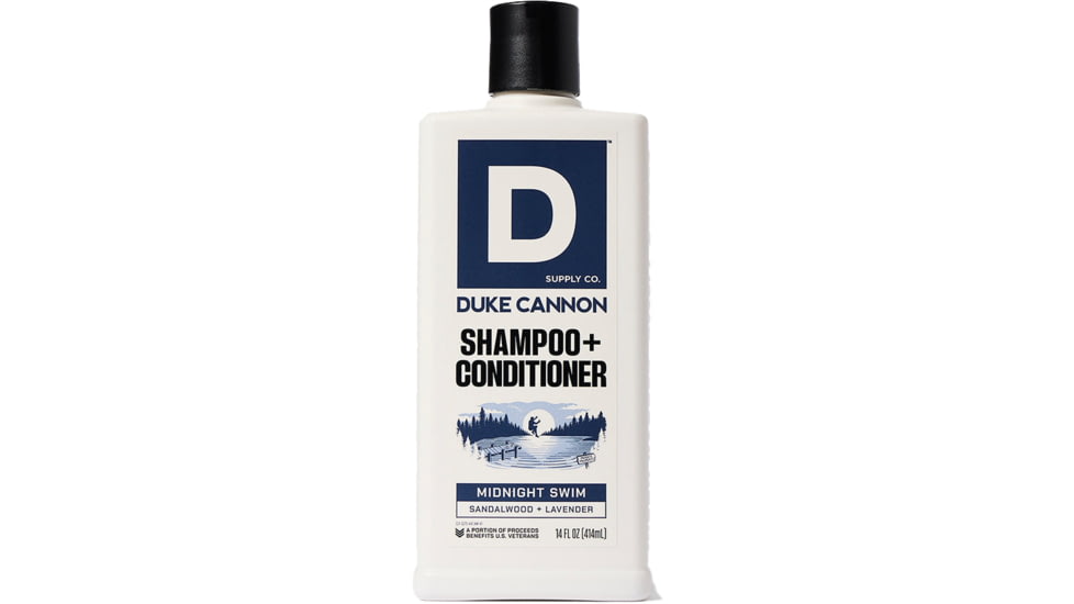 Duke Cannon Supply Co Midnight Swim Shampoo w/Conditioner, Blue, Small, HC21-MNTS14