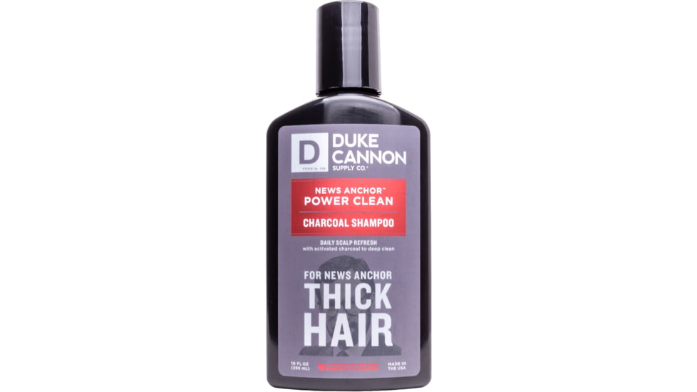 Duke Cannon Supply Co News Anchor Charcoal Power Clean Barrel Char Shampoo, POWERSHAMPOO1