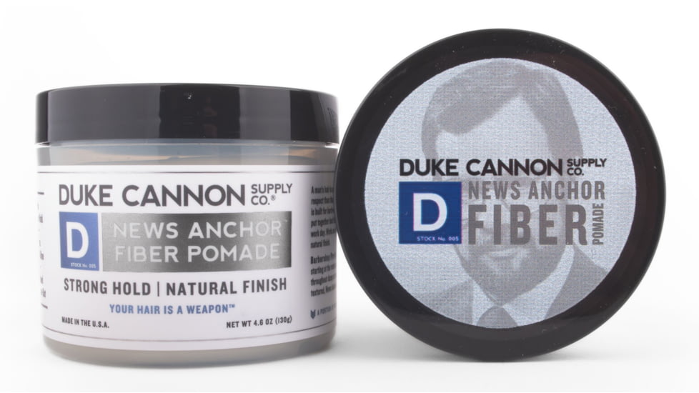 Duke Cannon Supply Co News Anchor Fiber Pomade, 4.6 oz, FIBER1