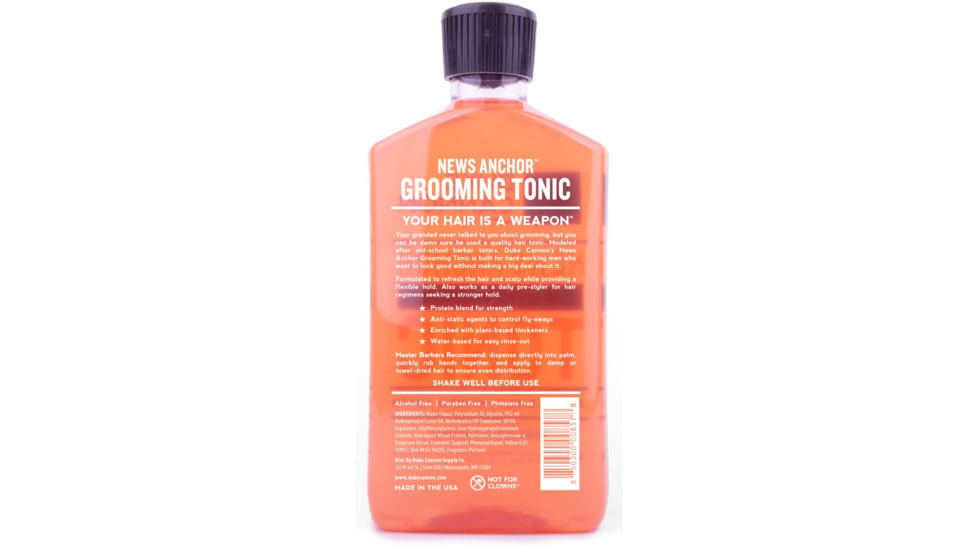 Duke Cannon Supply Co News Anchor Grooming Tonic, 9 oz, GROOMINGTONIC1