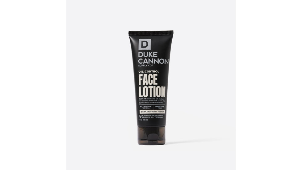 Duke Cannon Supply Co Oil Control Face Lotion, Black, Small, FCOILLOTION