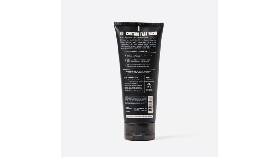 Duke Cannon Supply Co Oil Control Face Wash, Black, Small, FCOILWASH