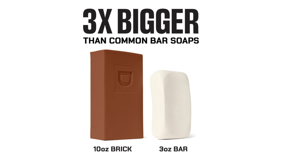 Duke Cannon Supply Co Old Glory Big Ass Brick Of Soap, Brown, Small, BSBA-LFLR10