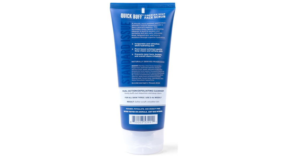 Duke Cannon Supply Co Quick Buff Siberian Energizing Face Scrub, 6OZQUICKBUFF