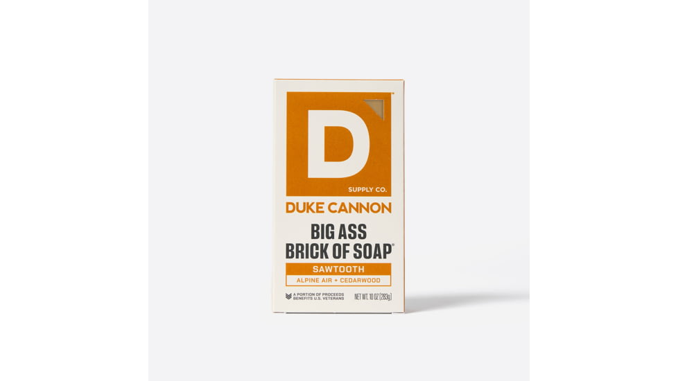 Duke Cannon Supply Co Sawtooth Big Ass Brick Of Soap, Tan, Small, BSBA-SWTH10
