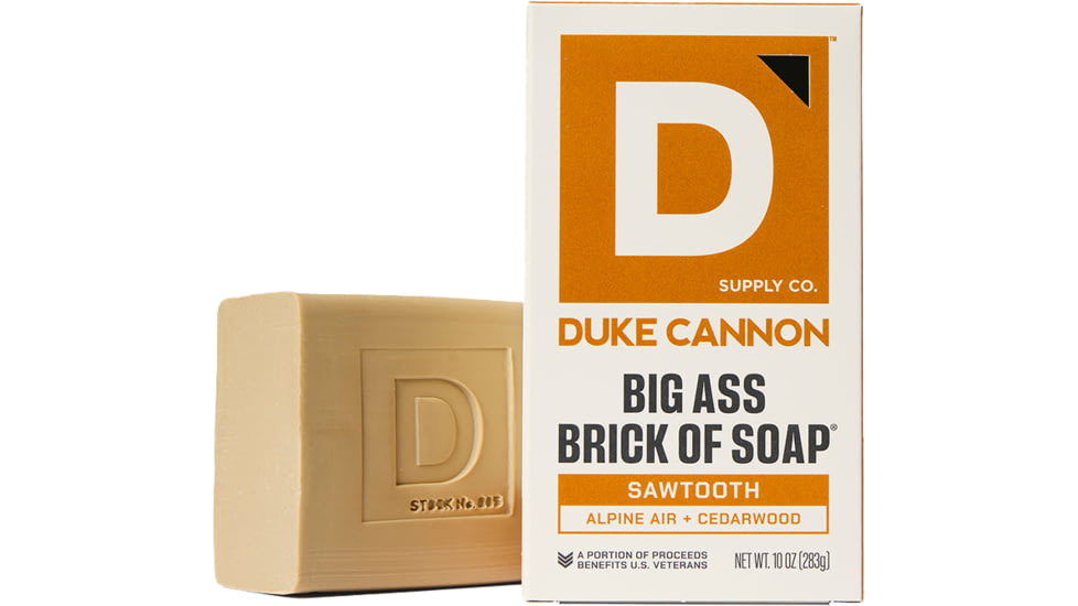 Duke Cannon Supply Co Sawtooth Big Ass Brick Of Soap, Tan, Small, BSBA-SWTH10