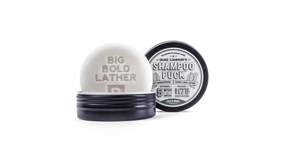 Duke Cannon Supply Co Shampoo Puck Field Mint, 4.5 oz Jar, SHAMPUCKFIELDMINT