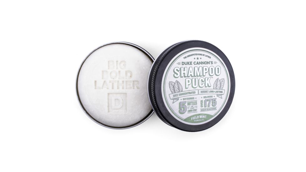 Duke Cannon Supply Co Shampoo Puck Field Mint, 4.5 oz Jar, SHAMPUCKFIELDMINT