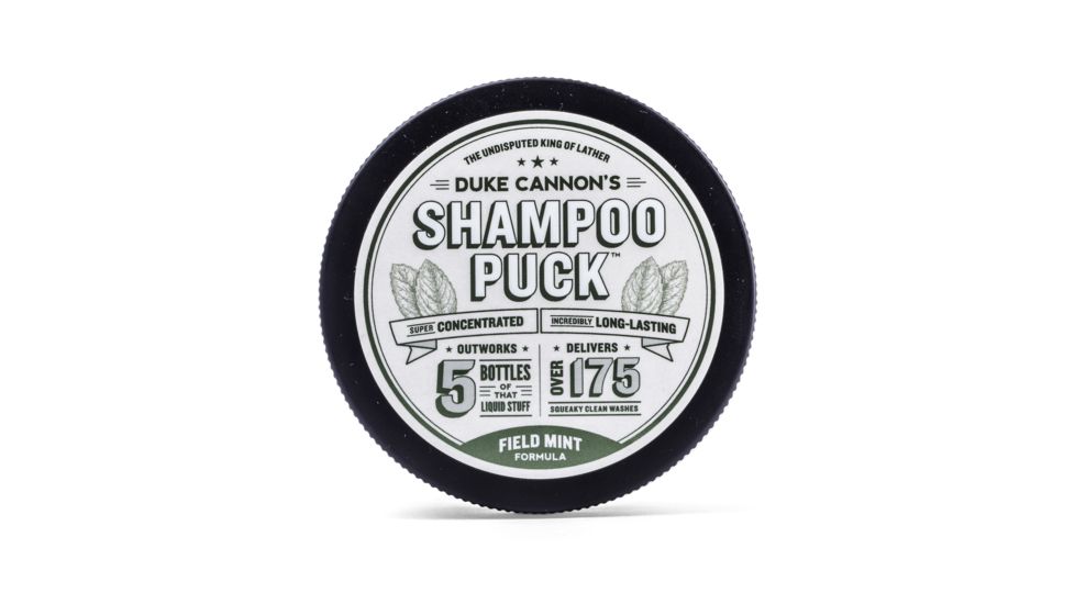 Duke Cannon Supply Co Shampoo Puck Field Mint, 4.5 oz Jar, SHAMPUCKFIELDMINT