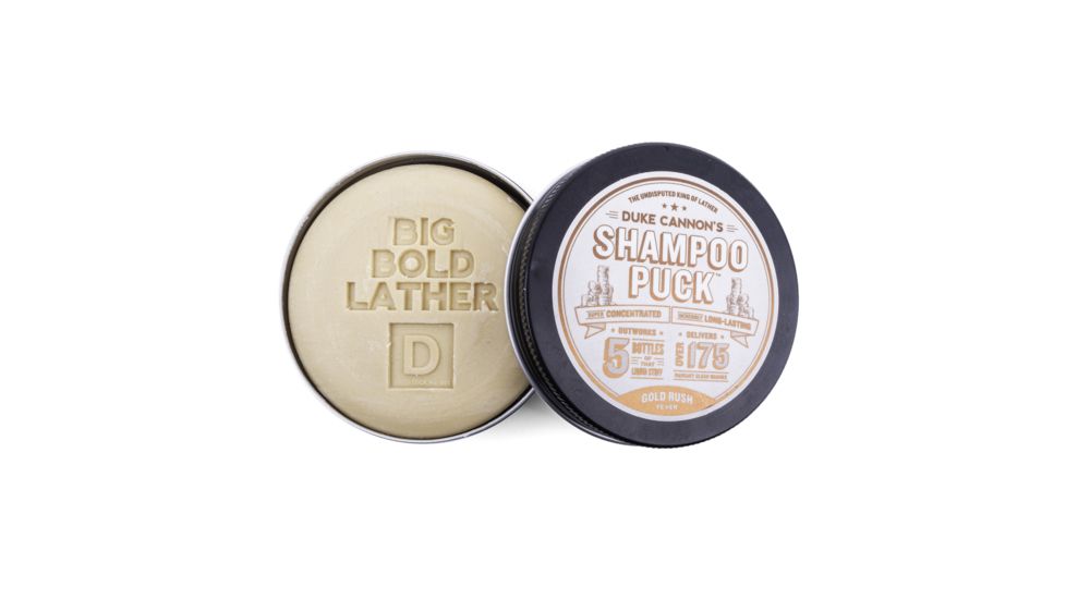 Duke Cannon Supply Co Shampoo Puck Gold Rush, 4.5 oz Jar, SHAMPUCKGOLDRUSH