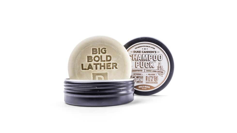 Duke Cannon Supply Co Shampoo Puck Gold Rush, 4.5 oz Jar, SHAMPUCKGOLDRUSH