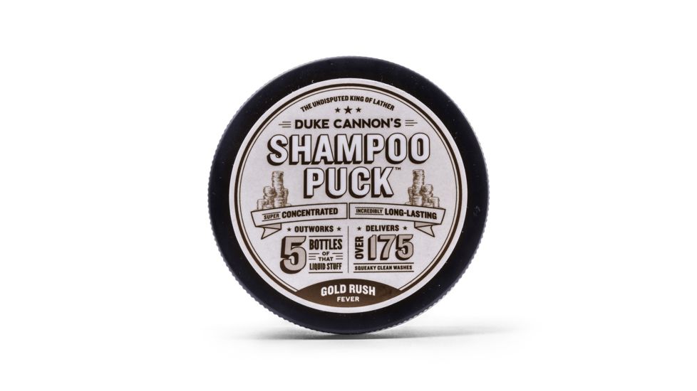 Duke Cannon Supply Co Shampoo Puck Gold Rush, 4.5 oz Jar, SHAMPUCKGOLDRUSH