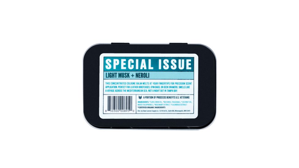 Duke Cannon Supply Co Solid Cologne, Neroli, 1.5 oz Tin, SCNEROLI