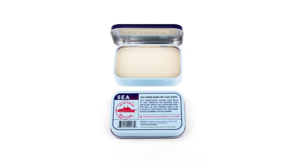 Duke Cannon Supply Co Solid Cologne, Sea, 1.5 oz Tin, SCSEA1