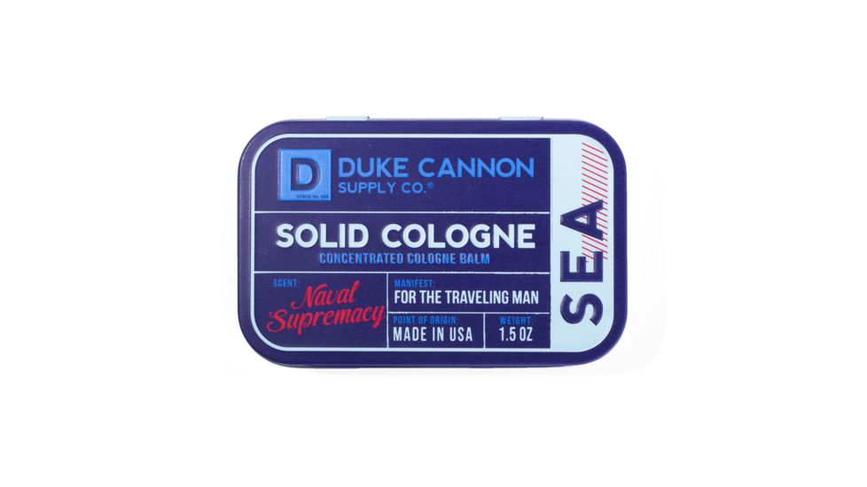 Duke Cannon Supply Co Solid Cologne, Sea, 1.5 oz Tin, SCSEA1