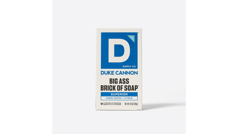 Duke Cannon Supply Co Superior Big Ass Brick Of Soap, Blue, Small, BSBA-SUPR10